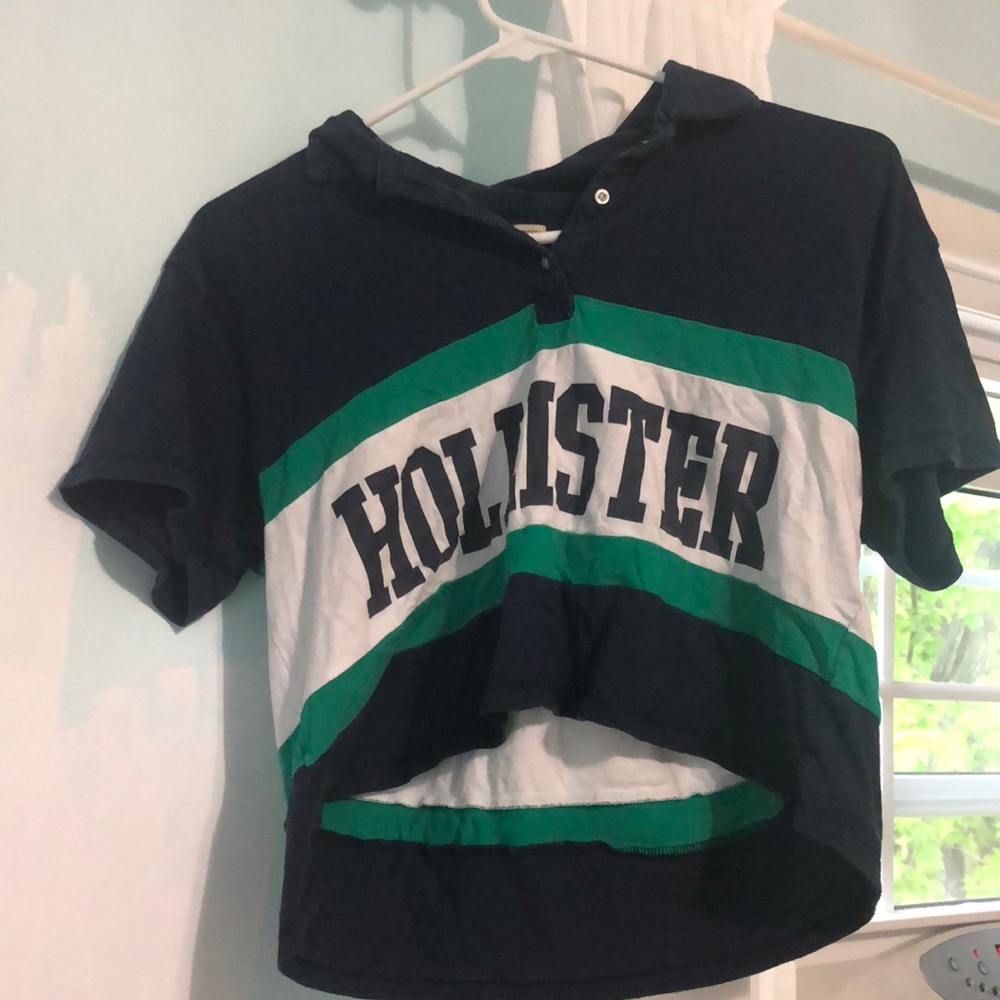 Cropped Hollister button up